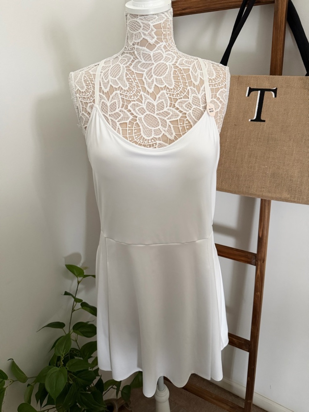 Tommy Bahama White Tennis Dress with Adjustable Straps